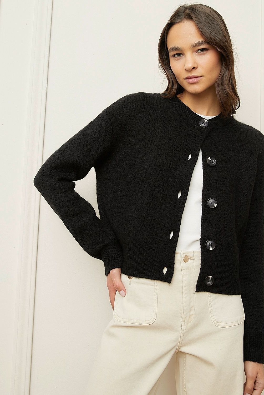 BASEMENT - Cardigan Mujer Basement