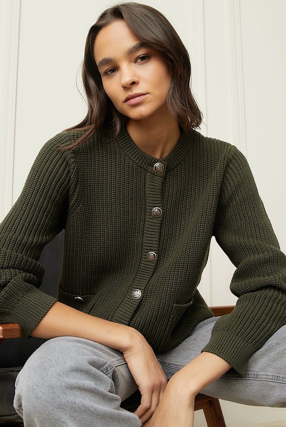 BASEMENT - Cardigan Mujer Basement