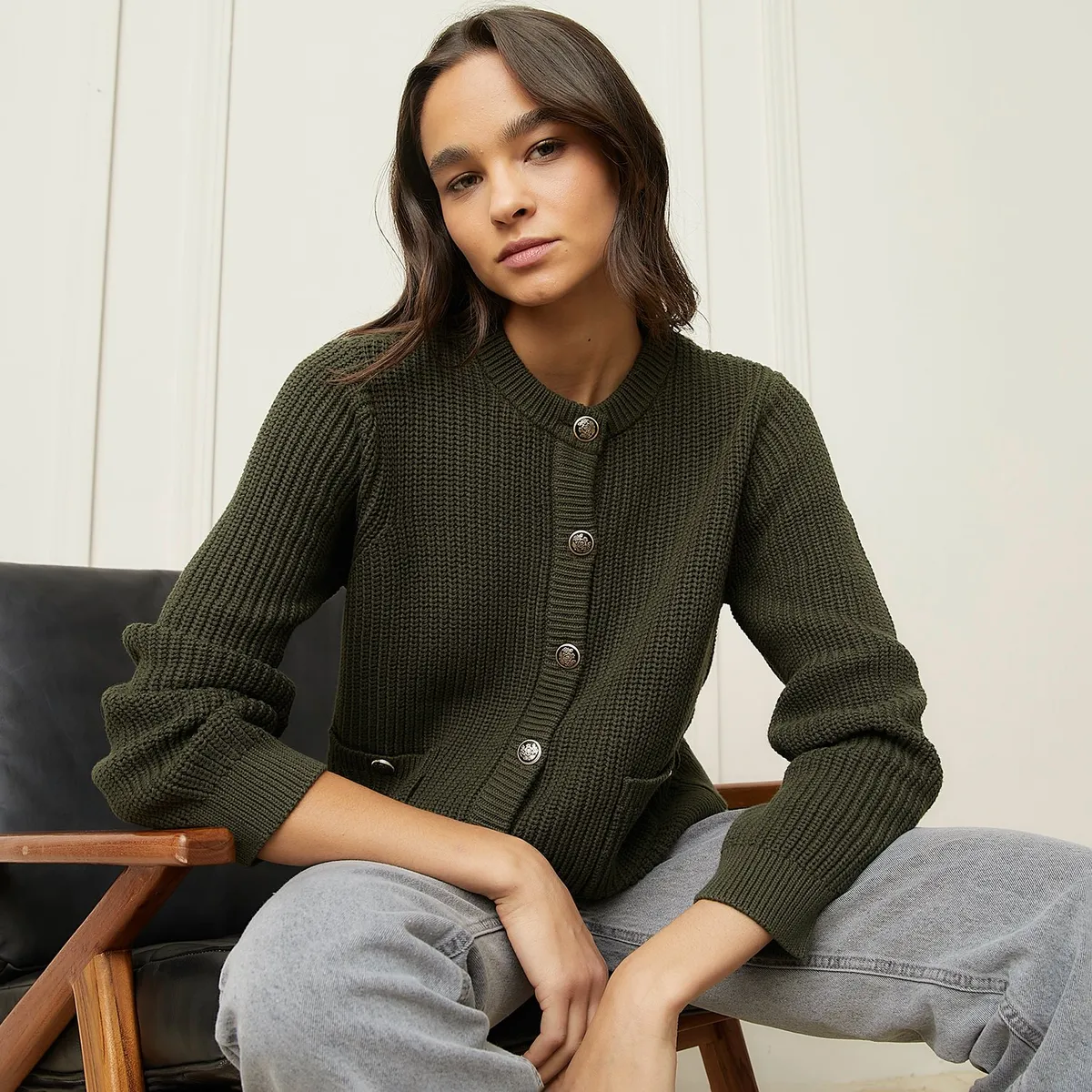 BASEMENT - Cardigan Mujer Basement