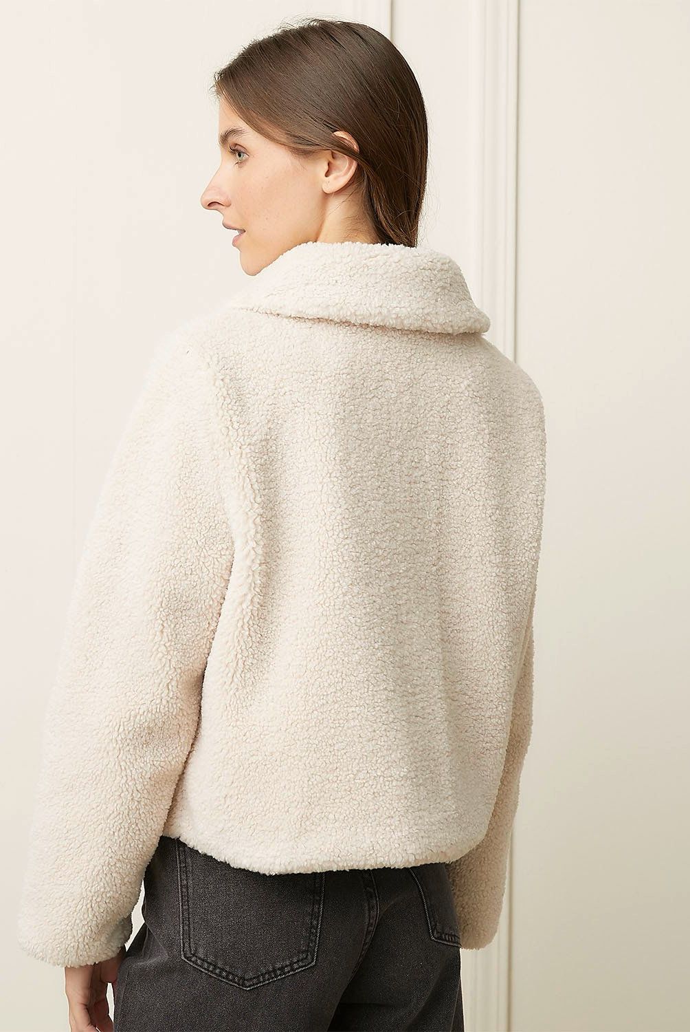 BASEMENT - Chaqueta Peluda Mujer Basement