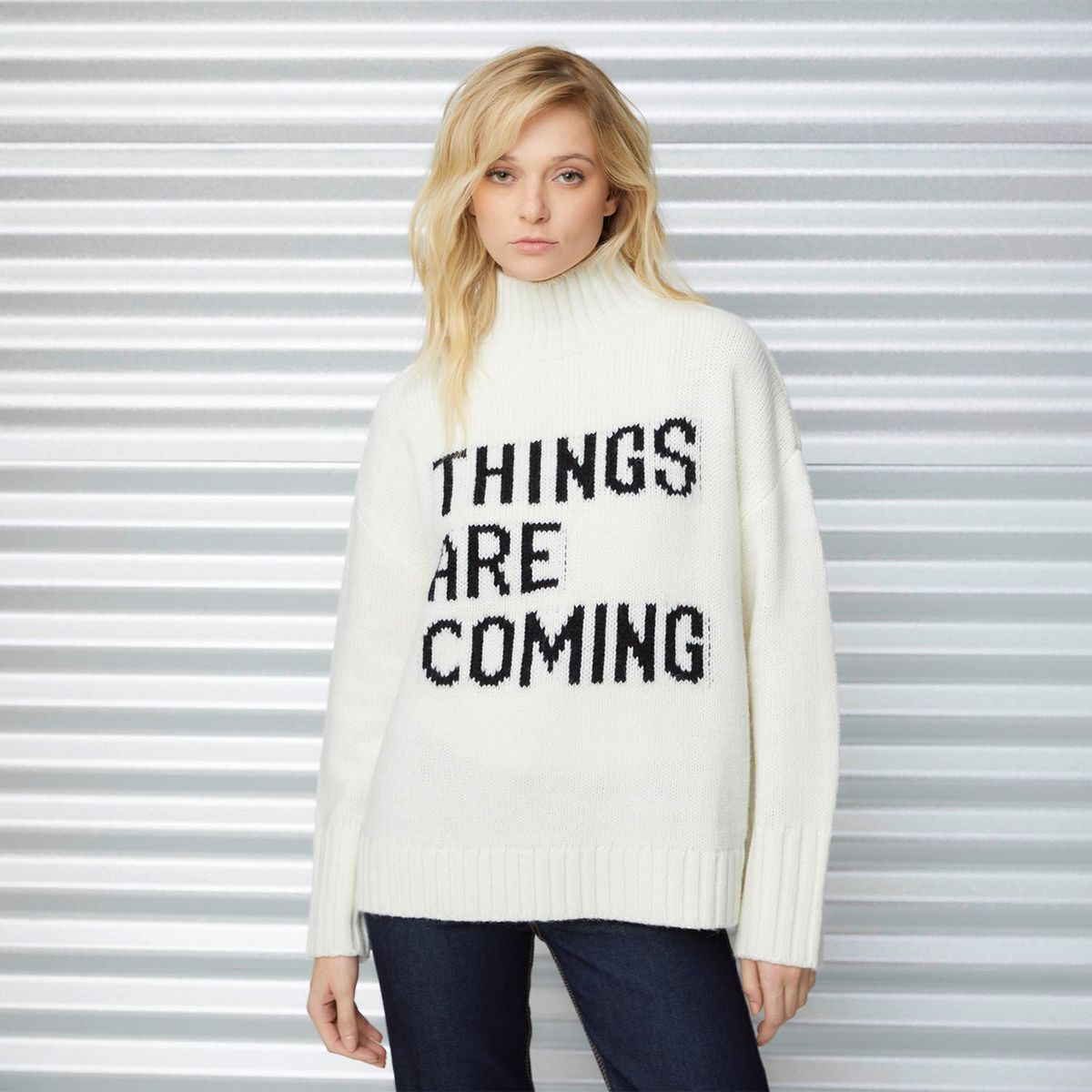 AMERICANINO - Sweaters Americanino Manga Larga Cuello Alto Mujer Acrílico Lana