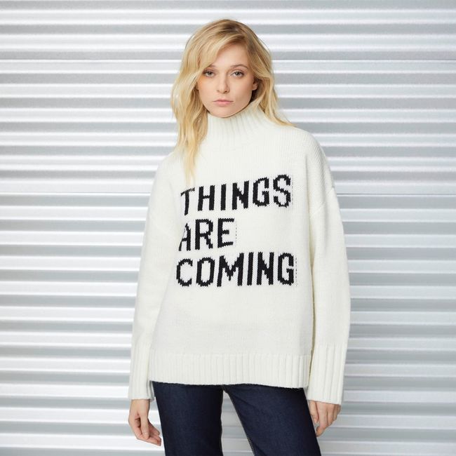 AMERICANINO - Sweaters Americanino Manga Larga Cuello Alto Mujer Acrílico Lana