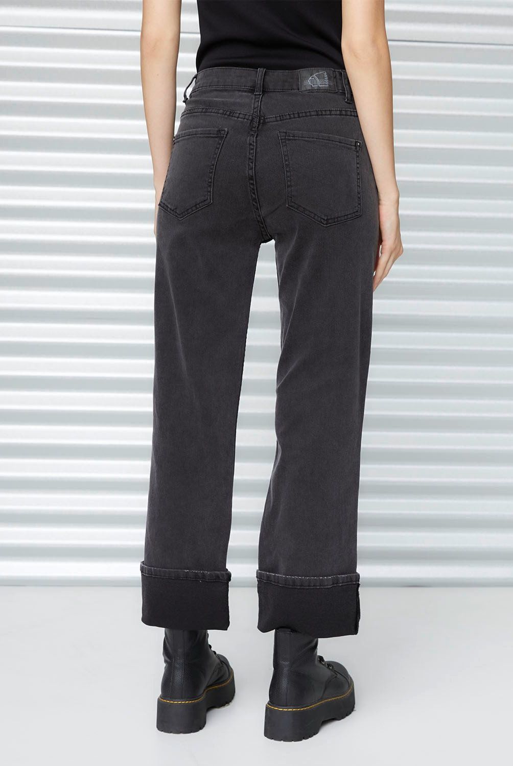AMERICANINO - Jeans Básico Tiro Medio Mujer Americanino