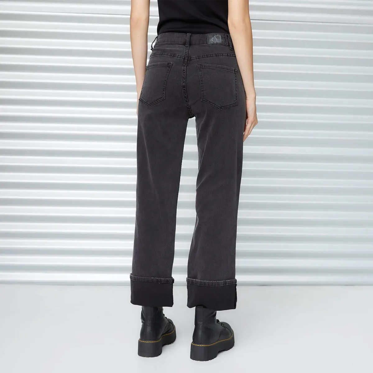 AMERICANINO - Jeans Straight Tiro Medio Mujer Americanino