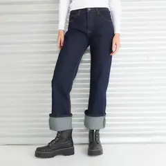 AMERICANINO - Jeans Básico Tiro Medio Mujer