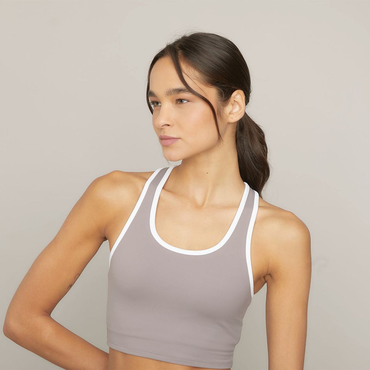 DIADORA - Polera Crop Mujer Diadora