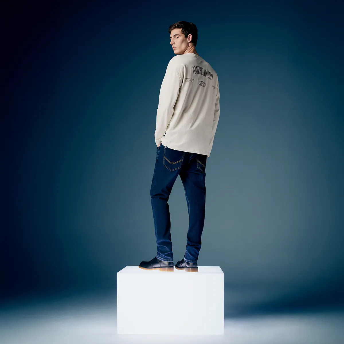 AMERICANINO - Jeans Skinny Hombre Americanino