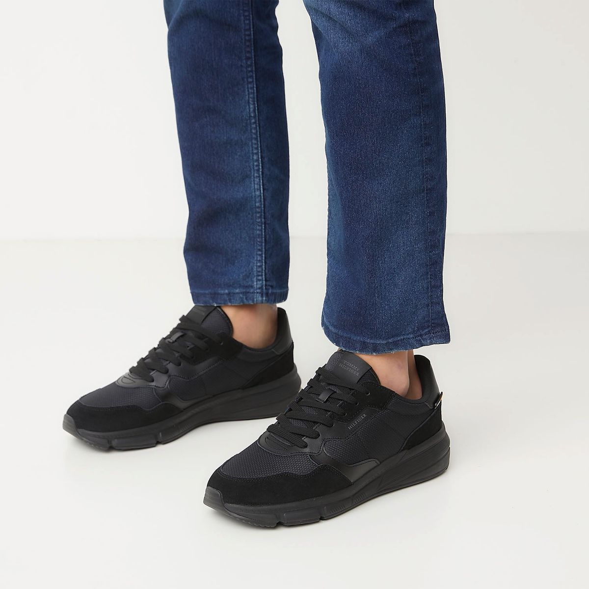 TOMMY HILFIGER - Zapatilla Urbana Hombre Negro Tommy Hilfiger