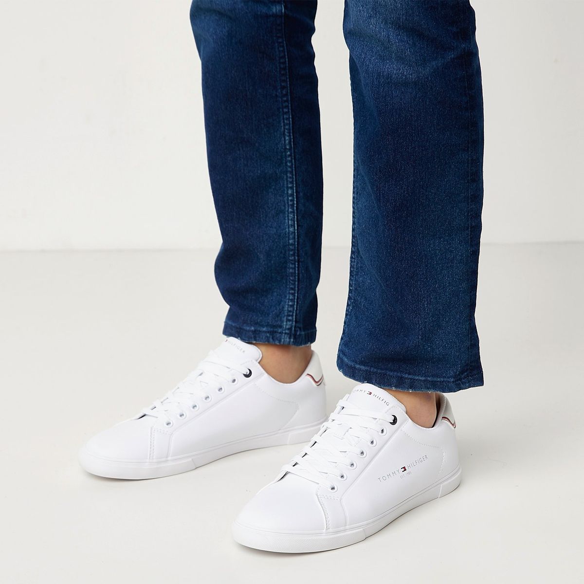 TOMMY HILFIGER - Zapatilla Urbana Hombre Blanco Tommy Hilfiger