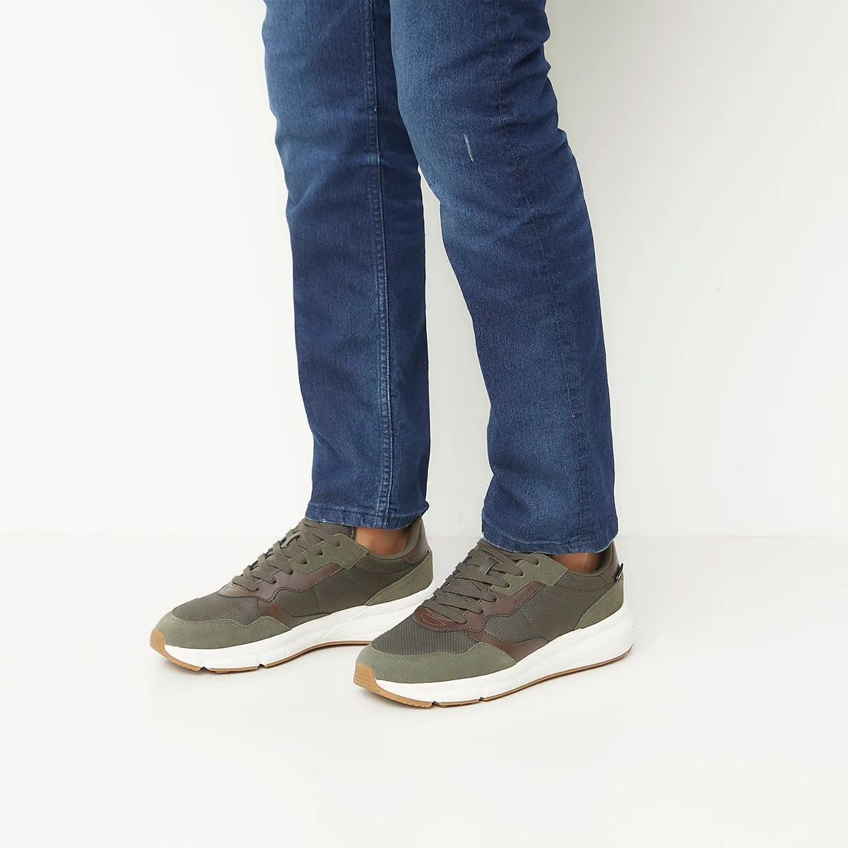 TOMMY HILFIGER - Zapatilla Urbana Hombre Cuero Verde Tommy Hilfiger