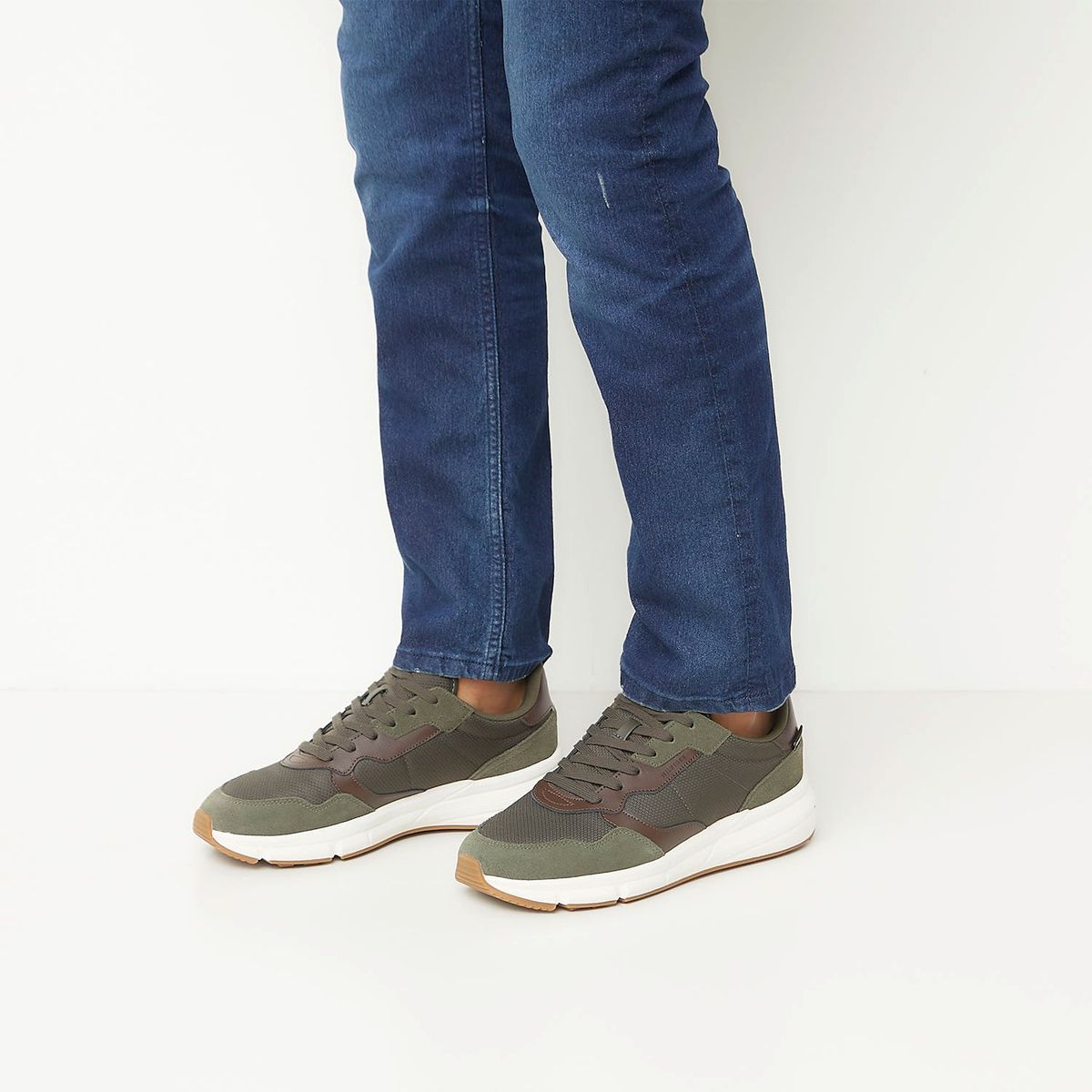 TOMMY HILFIGER - Zapatilla Urbana Hombre Cuero Verde Tommy Hilfiger