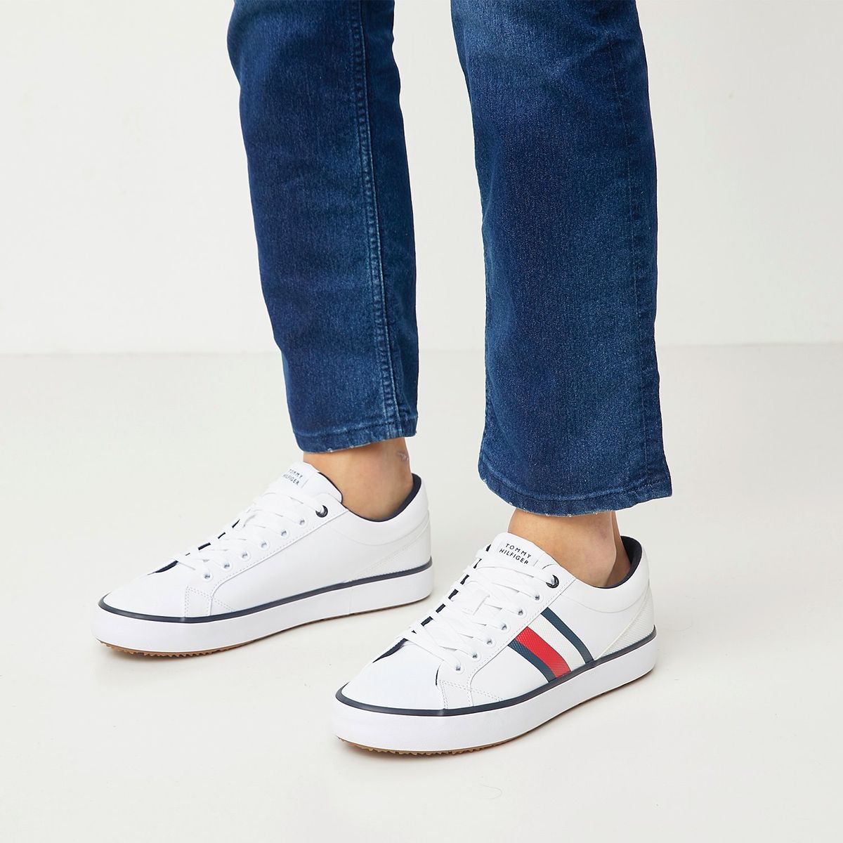 TOMMY HILFIGER - Zapatilla Urbana Hombre Blanco Tommy Hilfiger