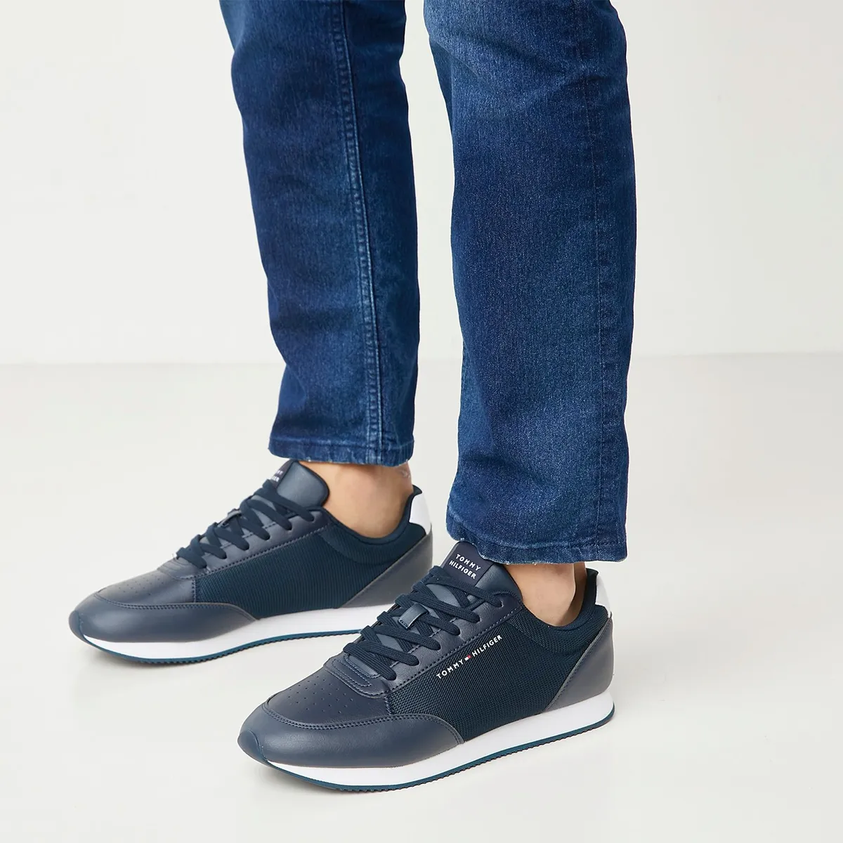 TOMMY HILFIGER - Zapatilla Urbana Hombre Azul Tommy Hilfiger