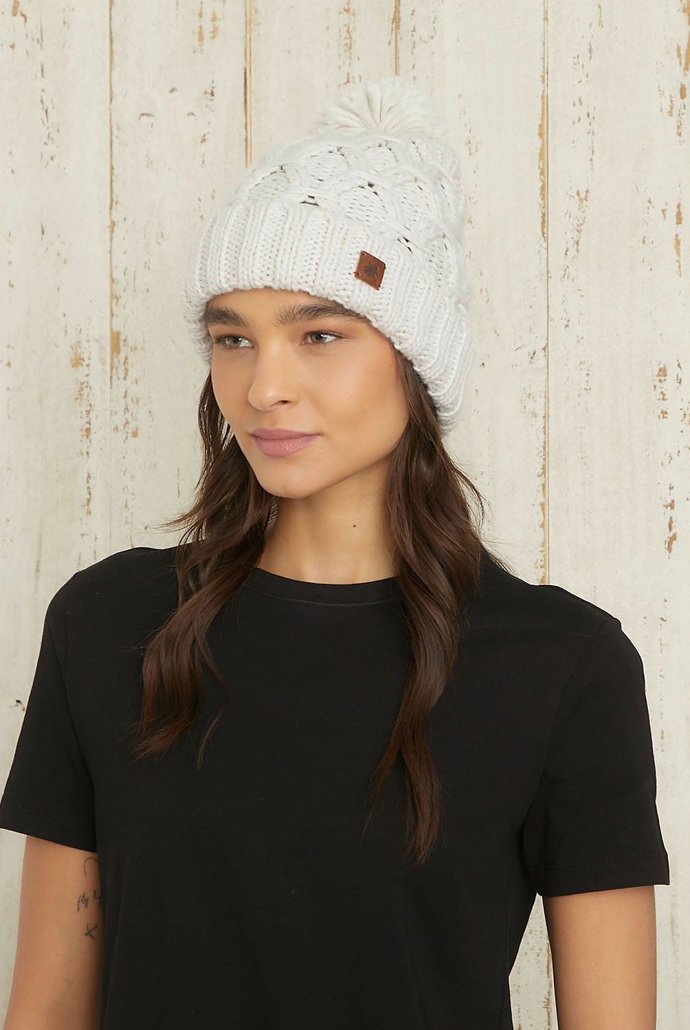 MOUNTAIN GEAR - Gorro Casual Trenzado Mountain Gear Mujer Acrílico