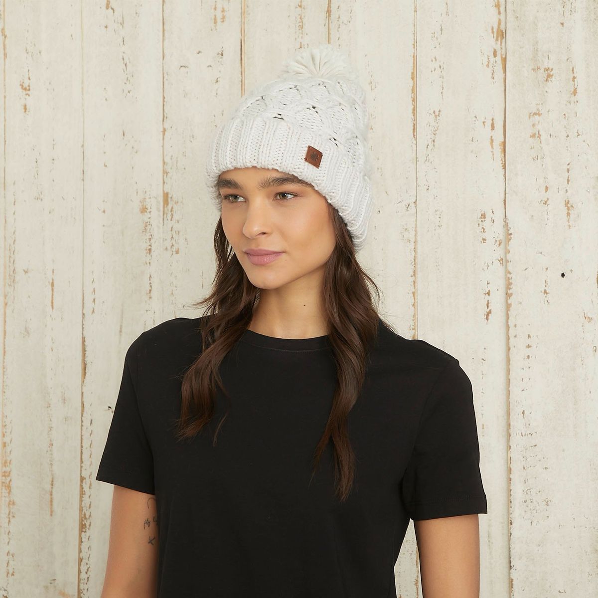 MOUNTAIN GEAR - Gorro Casual Trenzado Mountain Gear Mujer Acrílico