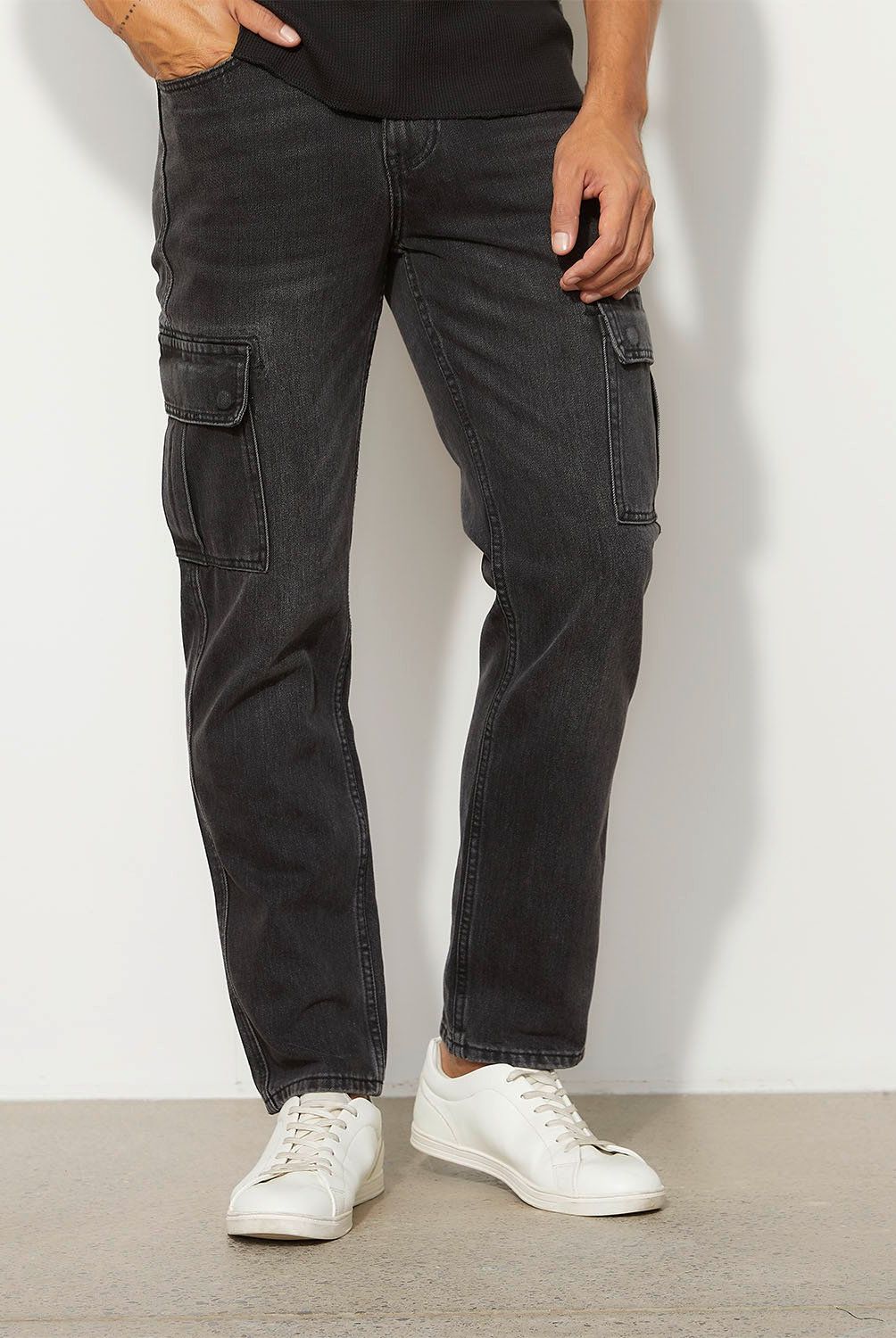 MOSSIMO - Jeans Cargo Straight Hombre Mossimo