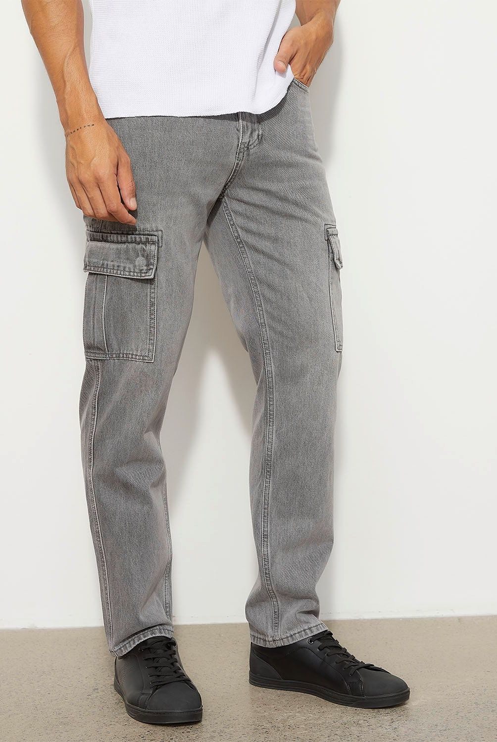 MOSSIMO - Jeans Cargo Straight Hombre Mossimo