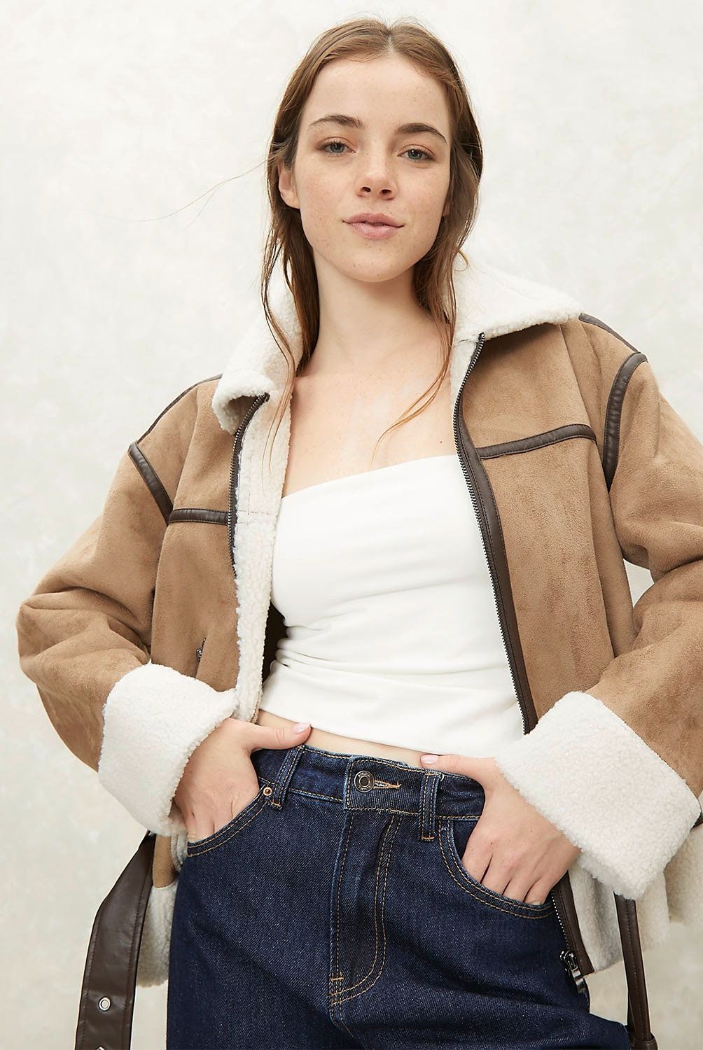 SYBILLA - Chaqueta Aviadora Mujer Sybilla
