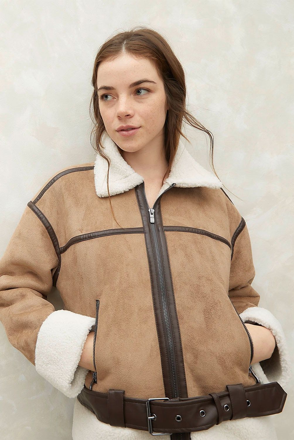 SYBILLA - Chaqueta Aviadora Mujer Sybilla