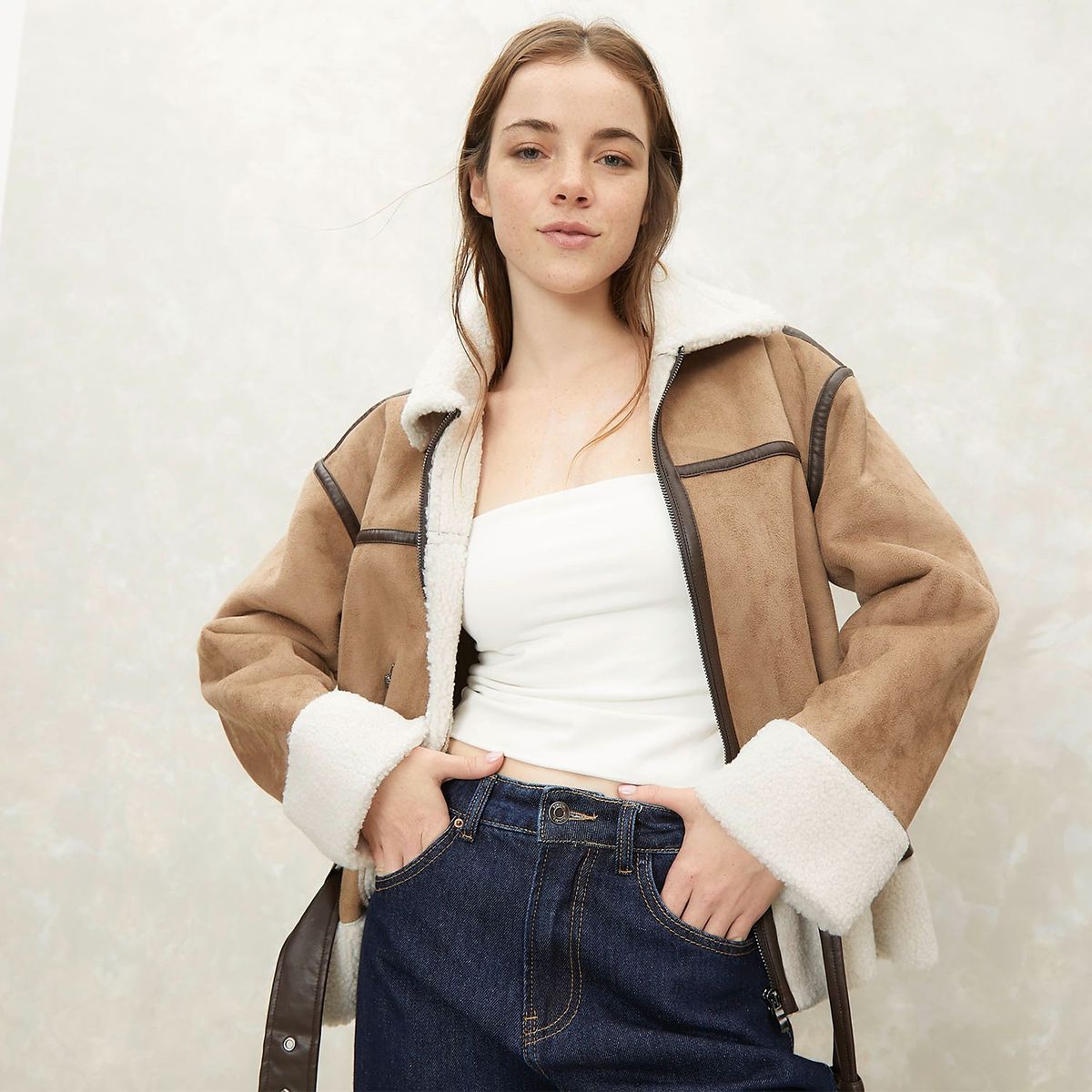 SYBILLA - Chaqueta Aviadora Mujer Sybilla