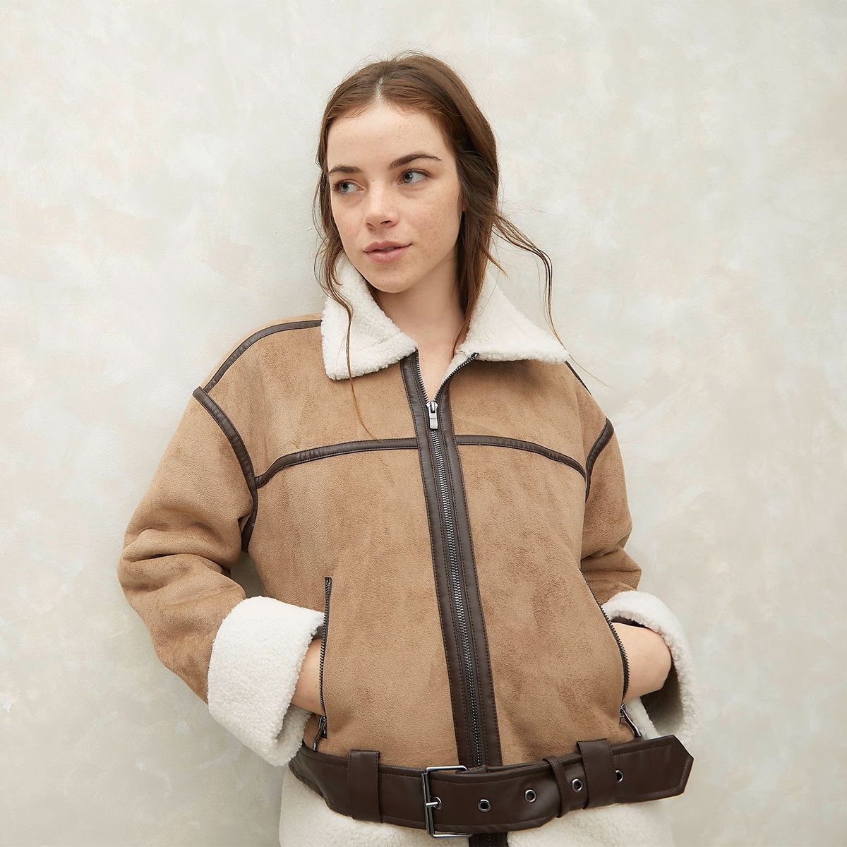 SYBILLA - Chaqueta Aviadora Mujer Sybilla