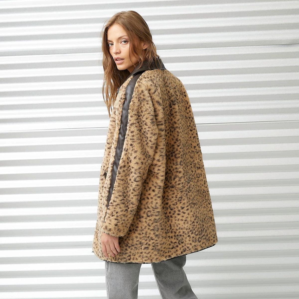 AMERICANINO - Chaquetón Peludo Mujer Americanino