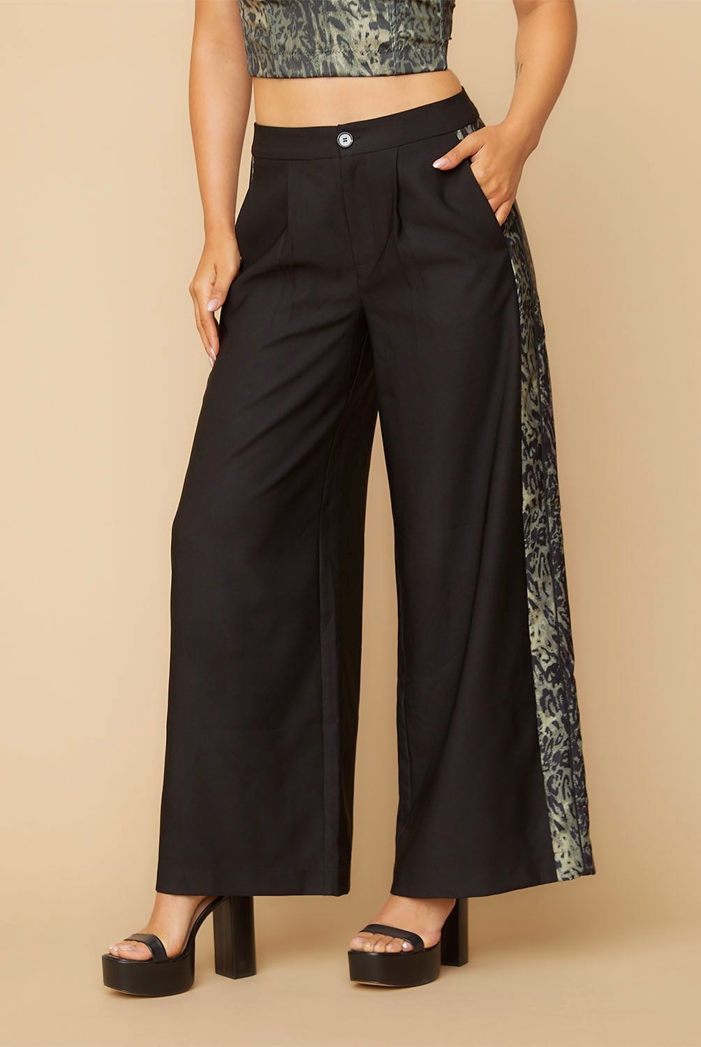 MOSSIMO - Pantalón Tiro Medio Mujer Mossimo