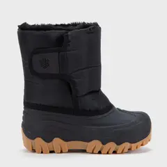 YAMP - Botín Invierno Niño Snow Impermeables Negros