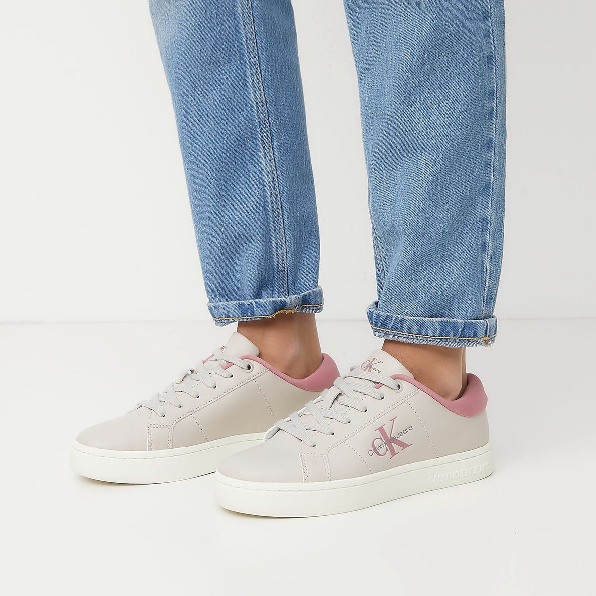 CALVIN KLEIN - Zapatilla Urbana Mujer Beige Calvin Klein