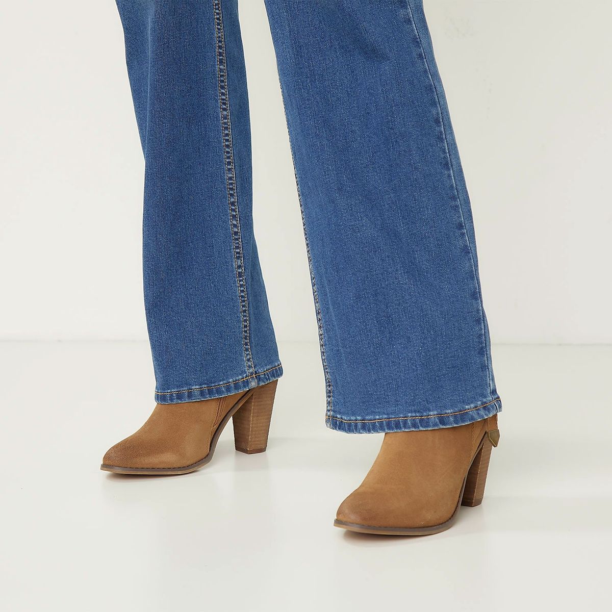 APOLOGY - Botín Mujer Cuero Café Apology