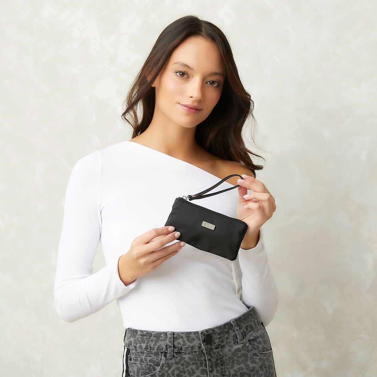 SYBILLA - Billetera Animal Print Mujer Sybilla