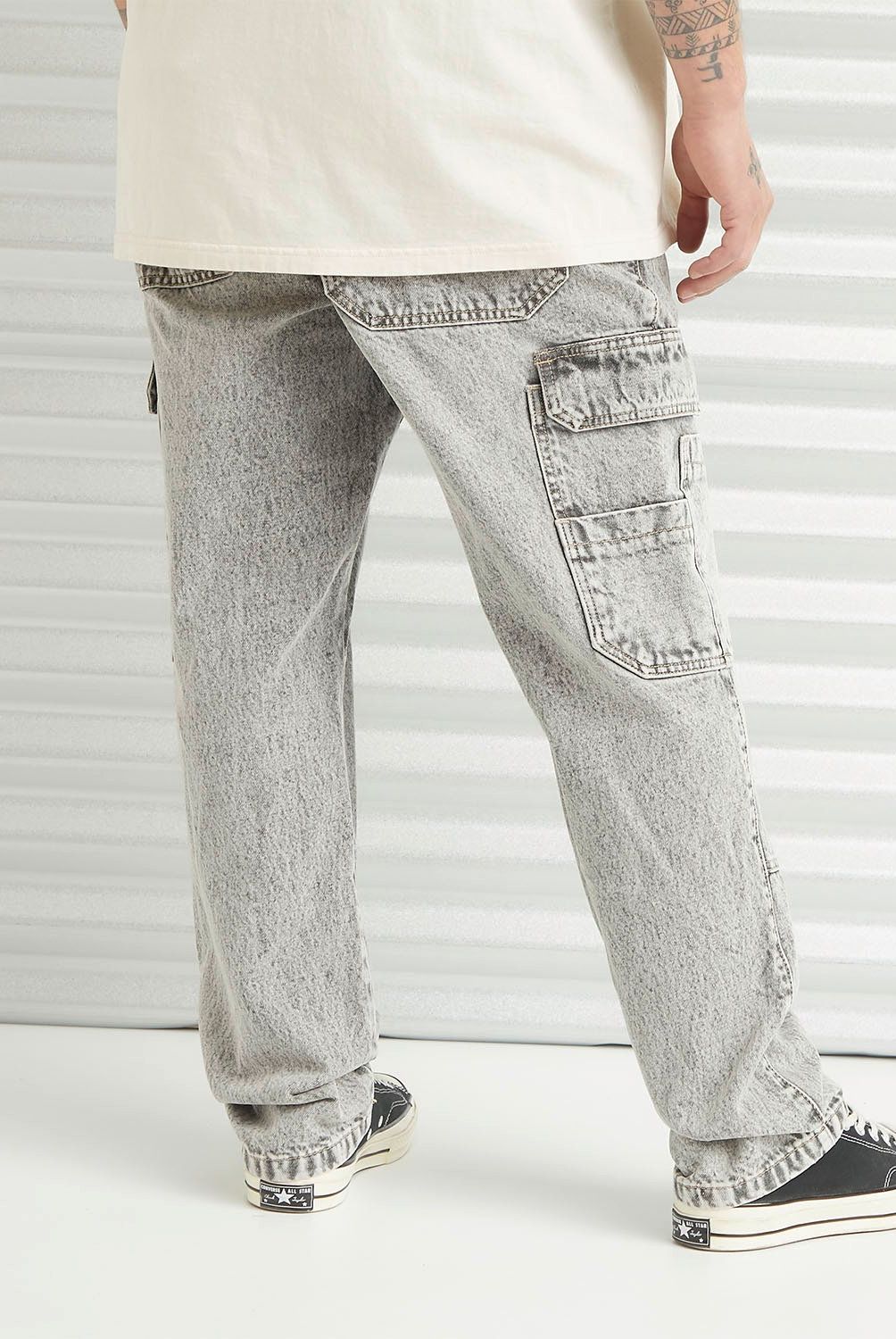 AMERICANINO - Jeans Cargo Tiro Medio Hombre Americanino