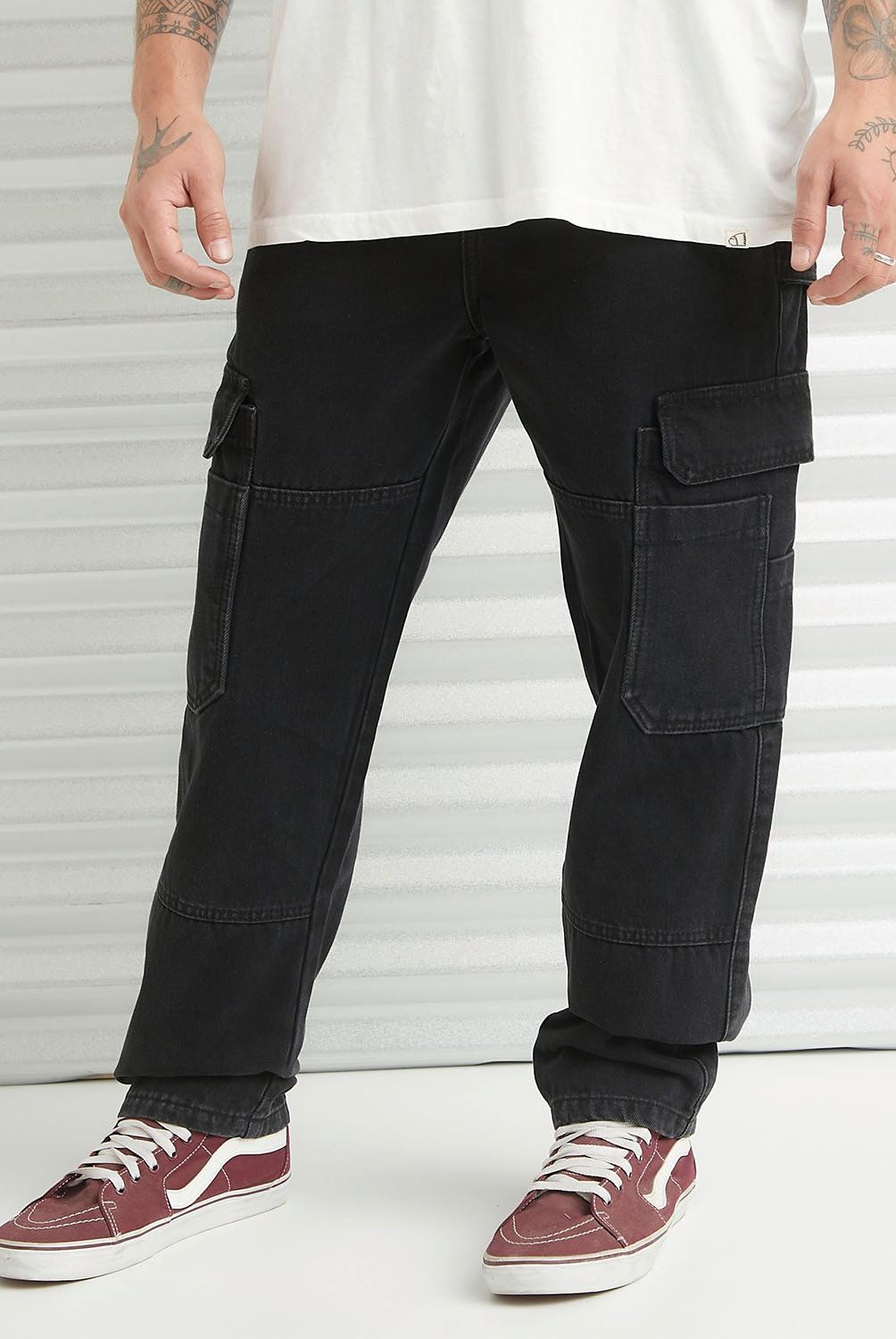 AMERICANINO - Jeans Cargo Tiro Medio Hombre Americanino