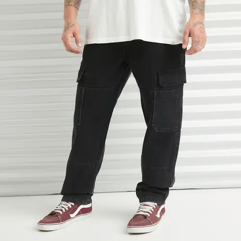 AMERICANINO - Jeans Cargo Tiro Medio Hombre