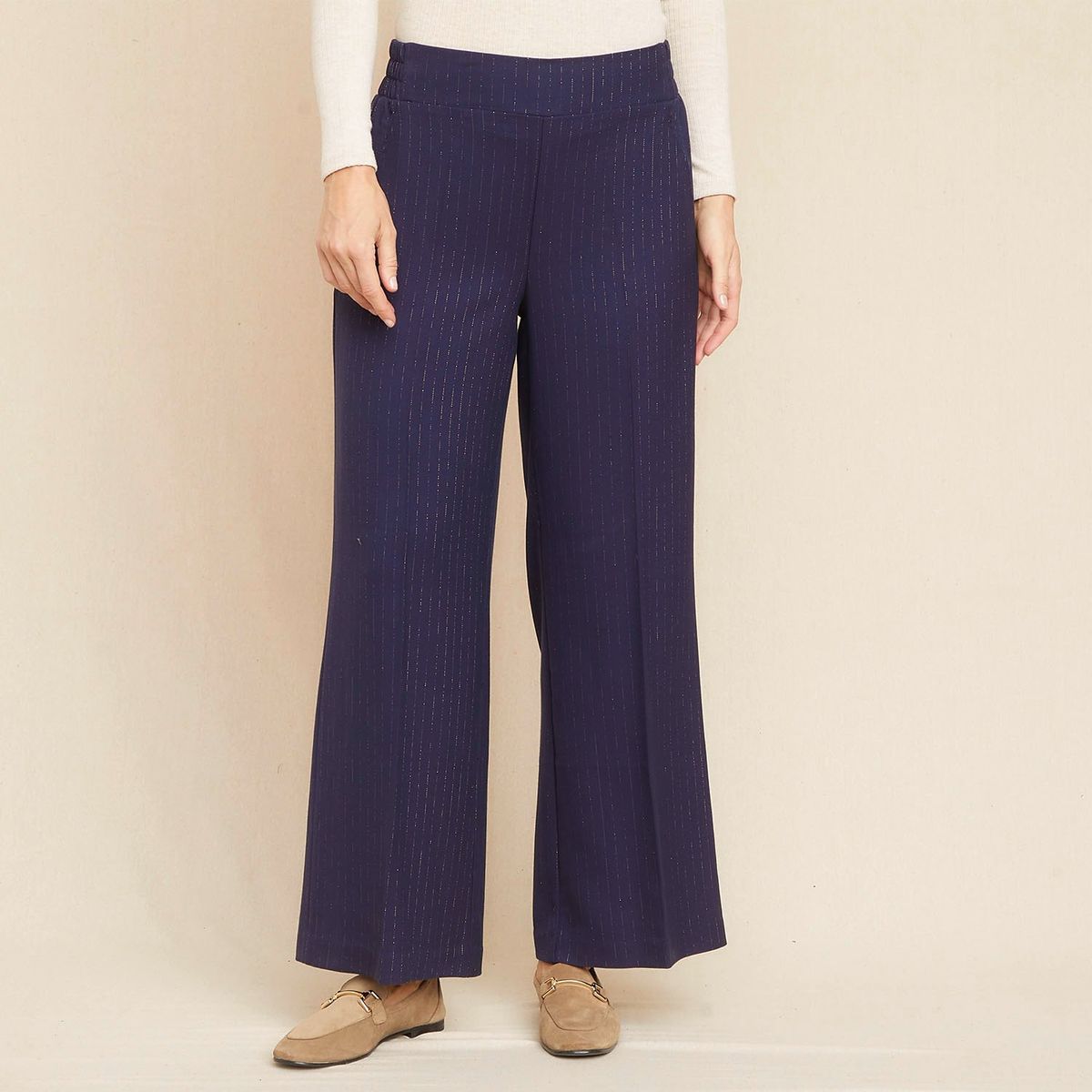 S COCCI - Pantalón Culotte Tiro Alto Holgado Mujer S Cocci