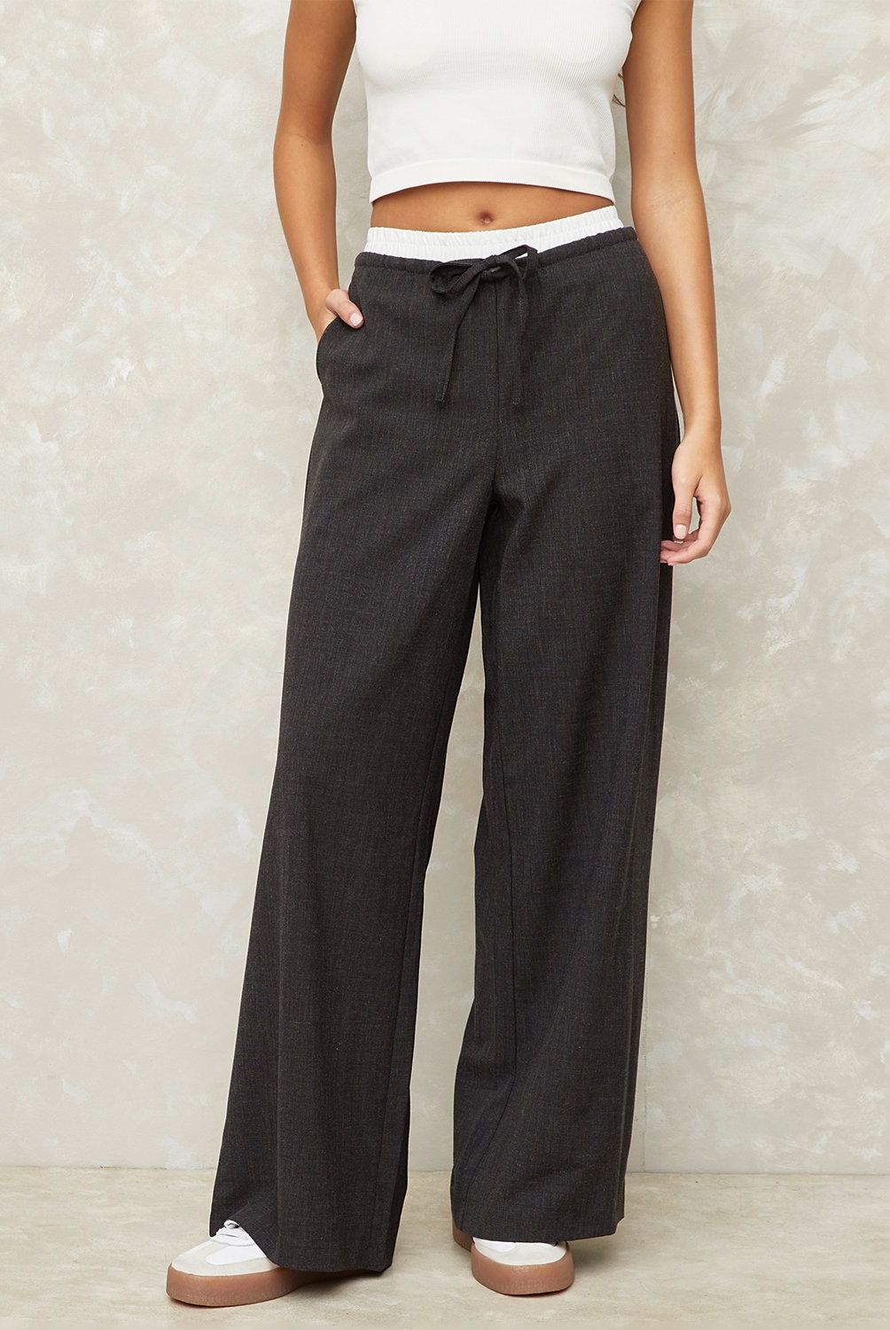 SYBILLA - Pantalón Tiro Medio Mujer Sybilla