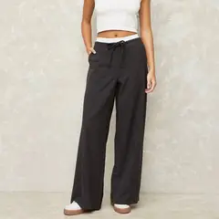 SYBILLA - Pantalón Tiro Medio Mujer