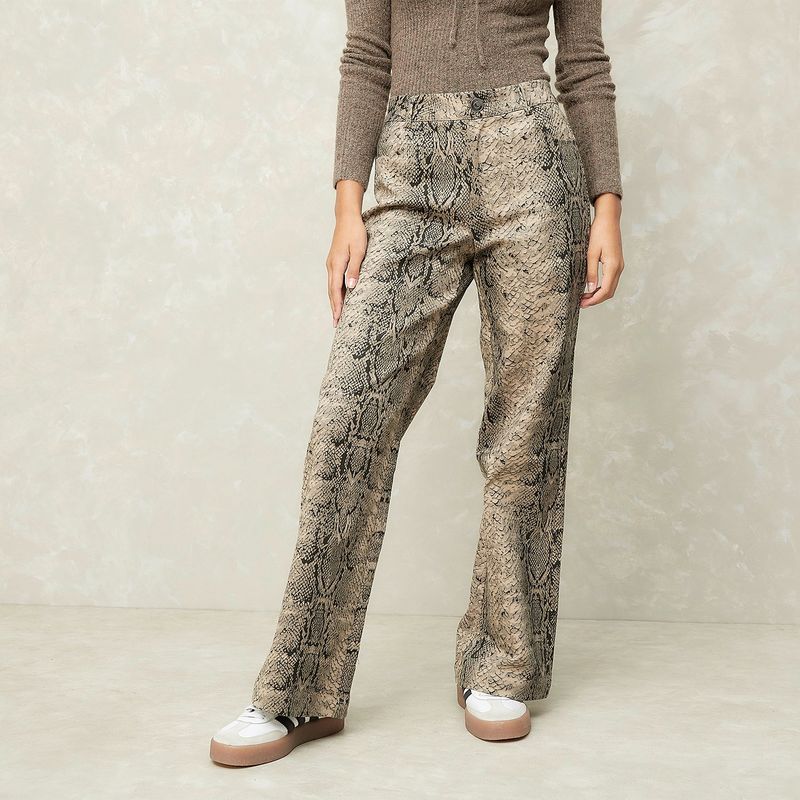 SYBILLA - Pantalón Tiro Medio Mujer Sybilla