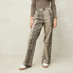 SYBILLA - Pantalón Tiro Medio Mujer