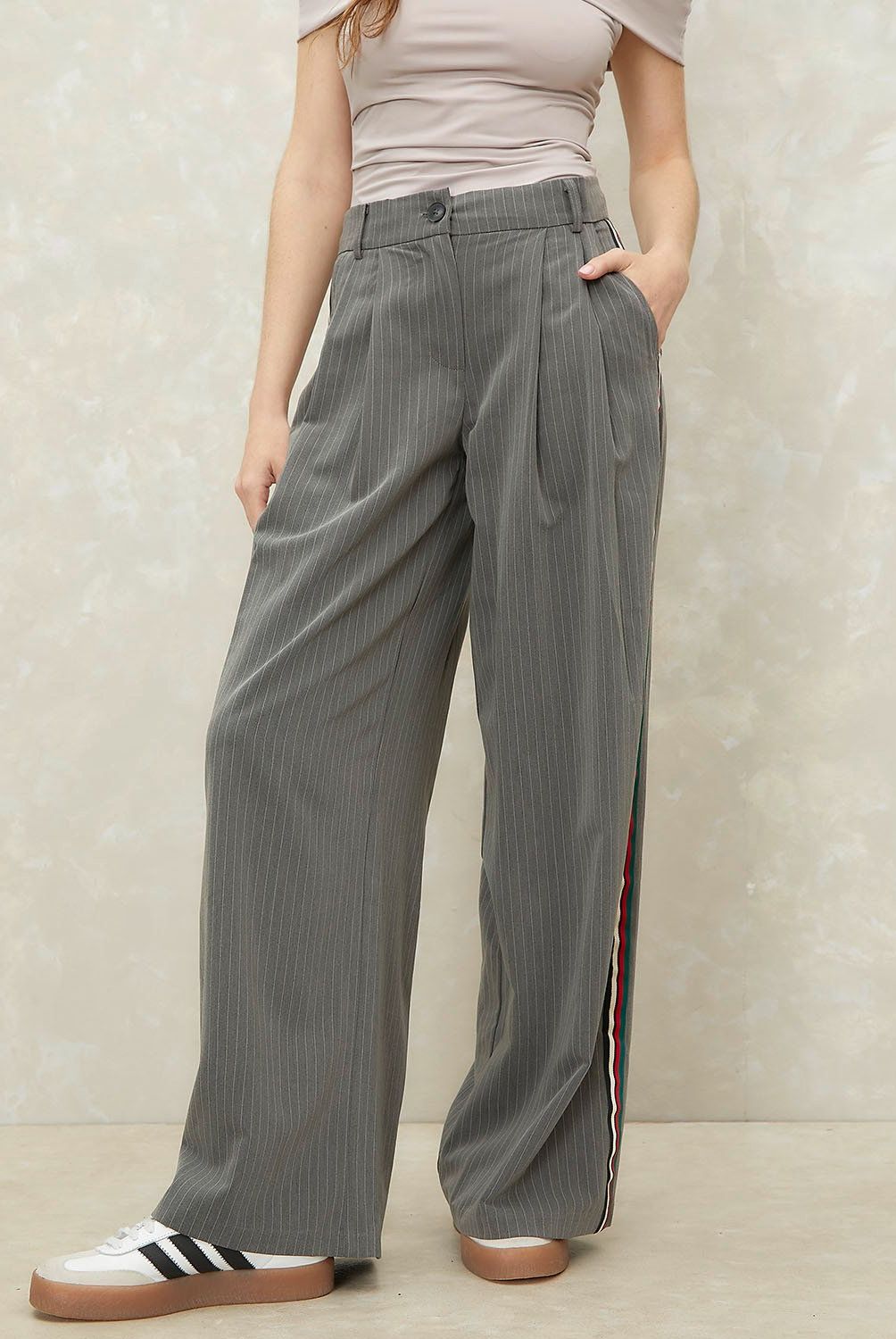 SYBILLA - Pantalón Tiro Medio Mujer Sybilla