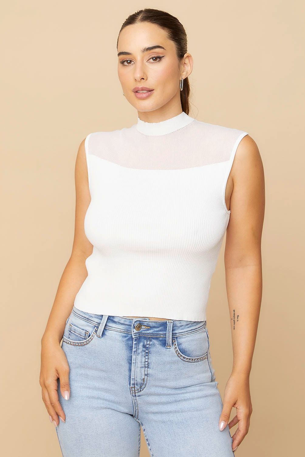 MOSSIMO - Polera Algodón Mujer Mossimo