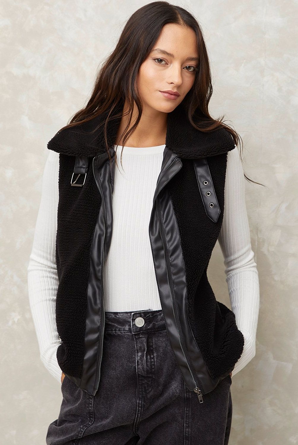 SYBILLA - Chaqueta Peluda Mujer Sybilla