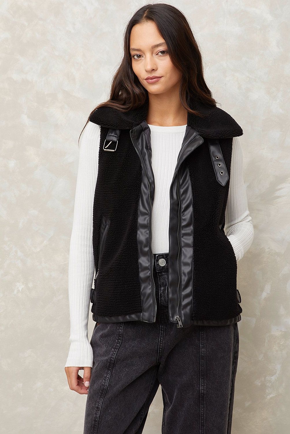 SYBILLA - Chaqueta Peluda Mujer Sybilla