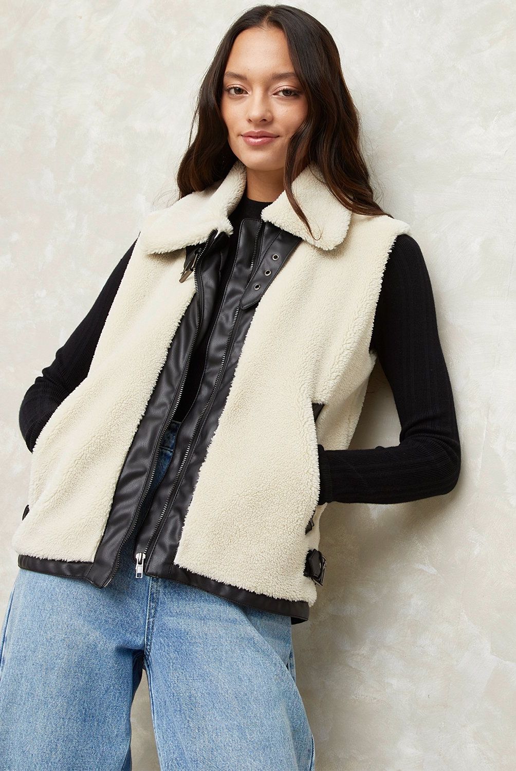 SYBILLA - Chaqueta Peluda Mujer Sybilla