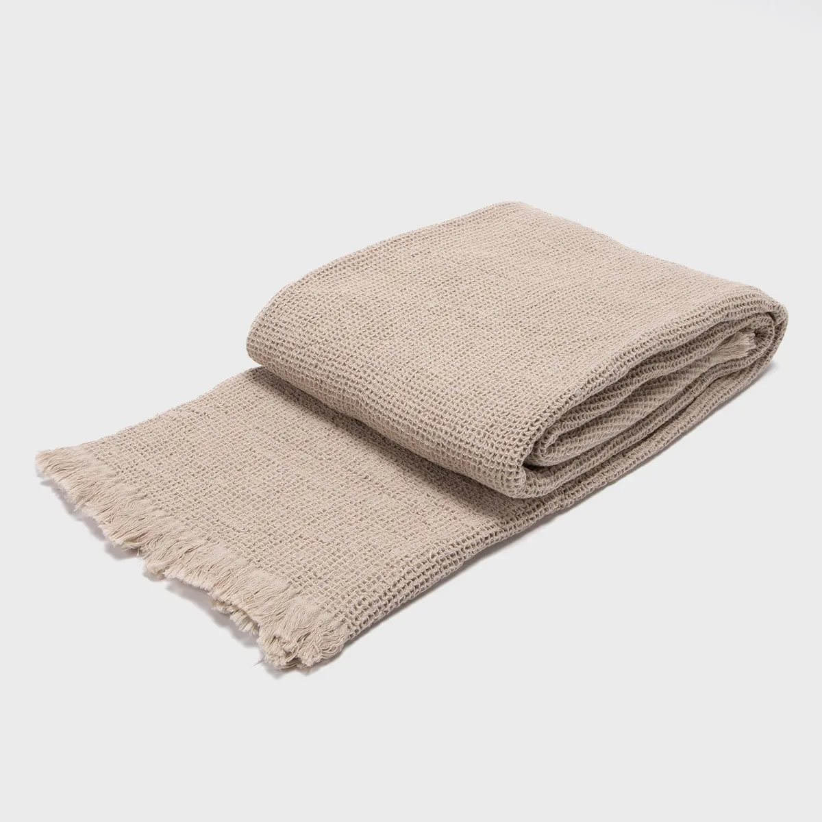 CASA CANTABRIA - Chal Waffle Sage 130X180 Cm Casa Cantabria