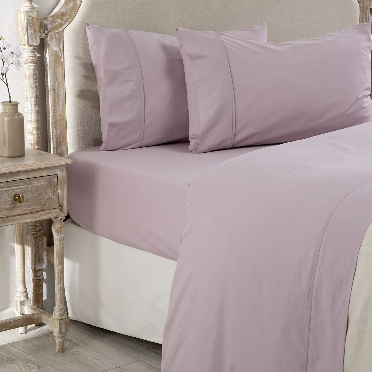 ROBERTA ALLEN - Juego De Sábanas Ana Liso 2 Plaza Roberta Allen