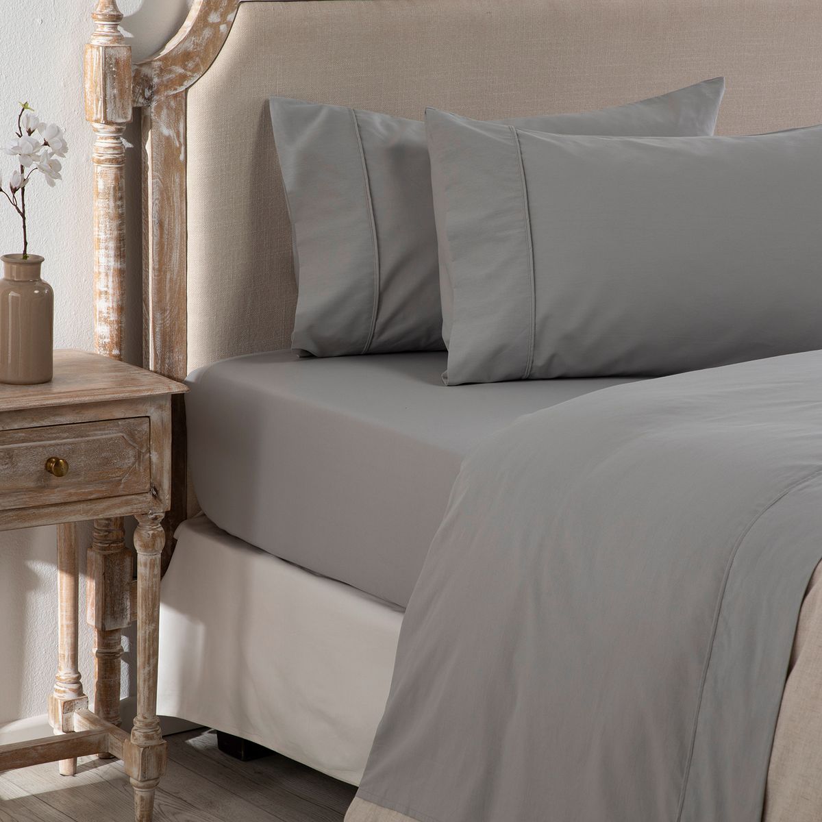 ROBERTA ALLEN - Juego De Sábanas Ana Liso 2 Plaza Roberta Allen