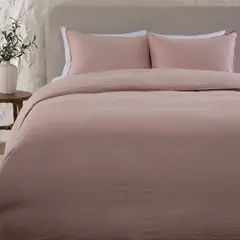 CASA CANTABRIA - Funda Plumón 100% Lino Rose