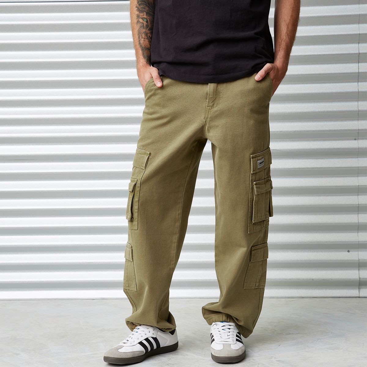 AMERICANINO - Pantalón Cargo Regular Fit Hombre Americanino