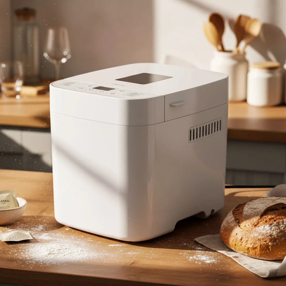 RECCO - Máquina de Hacer Pan RMP-B700 Blanco Recco